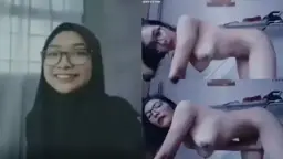 Malaysia N_urul Maisarah Jilbab Berkacamata