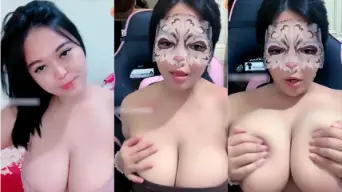 Kak Iva Mahasiswi Cakep Host DreamLive Video by BOKEPSIN