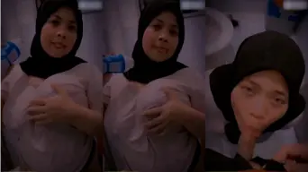 Jilbab Hitam Toket Brutal Tiktok Viral Video by BokepHUB