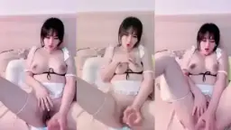 Bokep 4_BG China Cantik Masturbasi Mendesah Live Video by TubeV