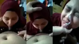 Crot Sperma di Wajah Hijaber Video by BokepHUB